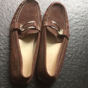 Enzo Angiolini Deluxeo Brown Suede Flats